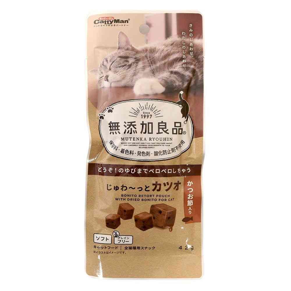 Catty Man Additive-Free Good Product Juicy Bonito with Bonito Flakes 42g