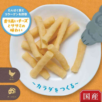 Dogyman Snack Time Moist Chicken Breast and Cheese Sticks 80g