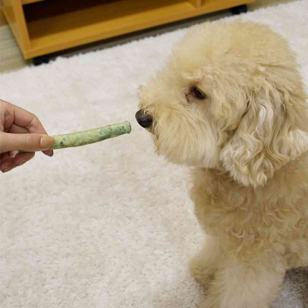 Dogyman Super Chewy Tooth Cleaning Gum Green Stick L 10 Pieces
