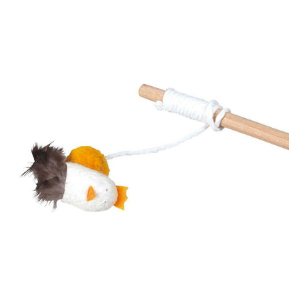 Playful Cat Silk Cocoon Bird Teaser