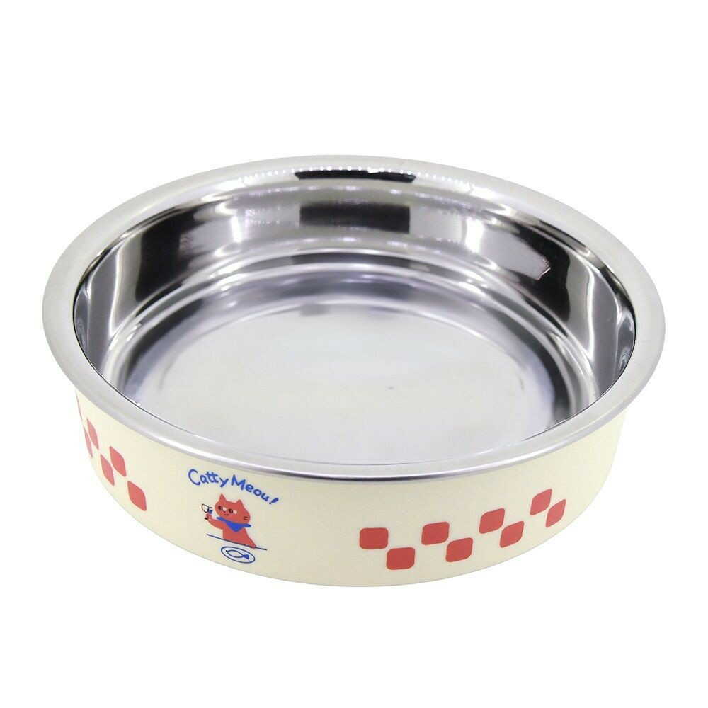 Stainless Steel Bowl for Cats - Gohan Nyawan Diner