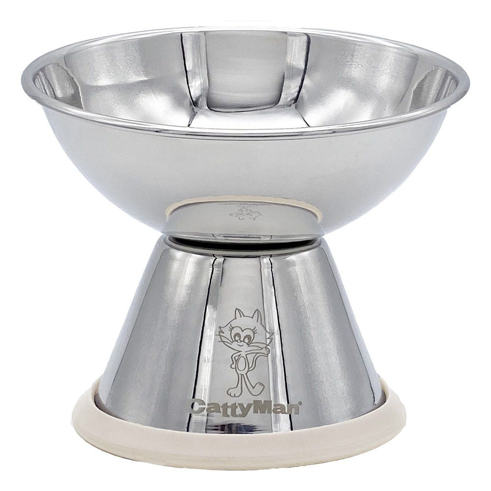 Stainless Steel Elevated Cat Bowl