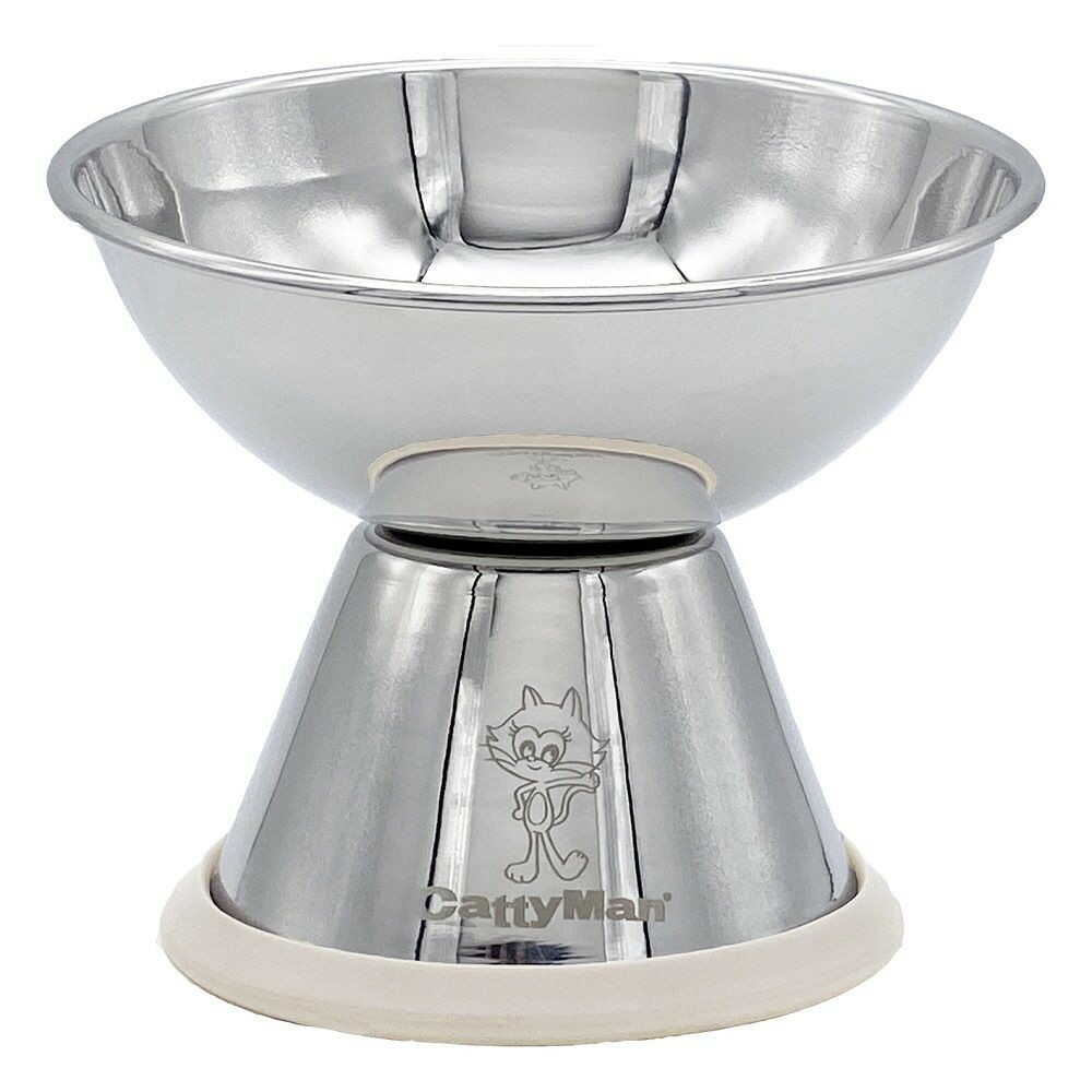Stainless Steel Elevated Cat Bowl