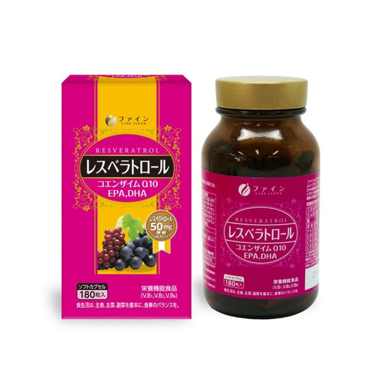 Fine Resveratrol 180 Capsules