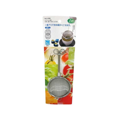 Pearl Metal Kuryu Stainless Steel Double Mesh Tea Strainer 6.5cm