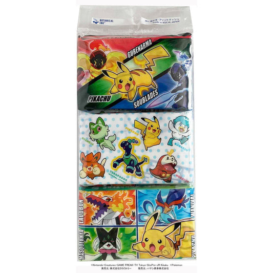 Hayashi Trading Pokémon Flushable Pocket Tissues 6 Pack