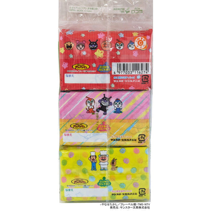 Hayashi Trading Pocket Tissue Anpanman 16 Sheets (8 Packs) x 6