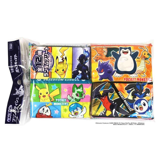 Hayashi Trading Pocket Tissue Pokemon 16 Sheets (8 Packs) x 12