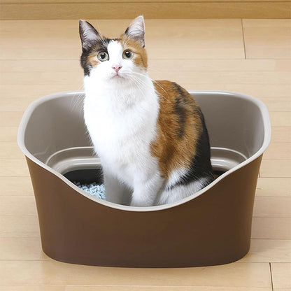 Easy Cat Toilet W Block Brown