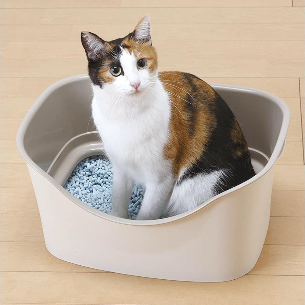 Easy Cat Toilet W Block Ivory