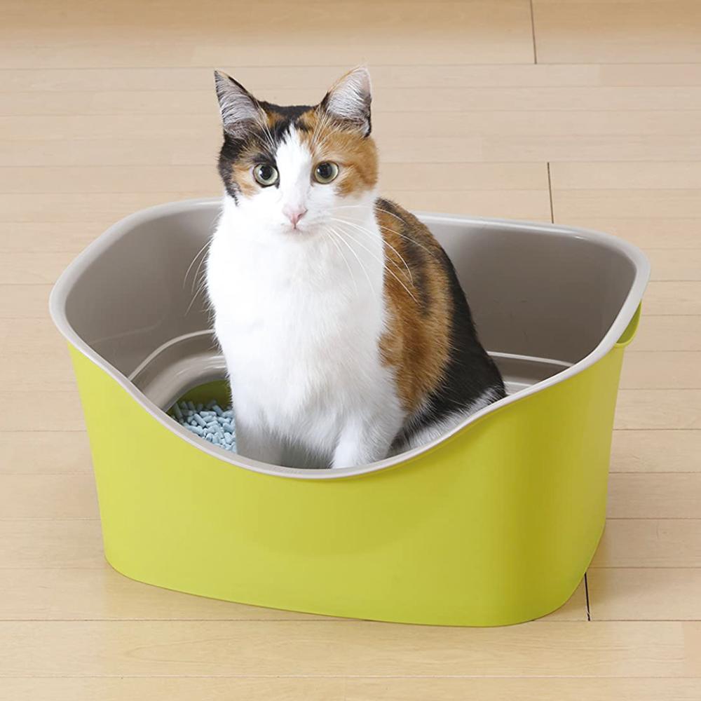 Easy Cat Toilet W Block Pistachio Green