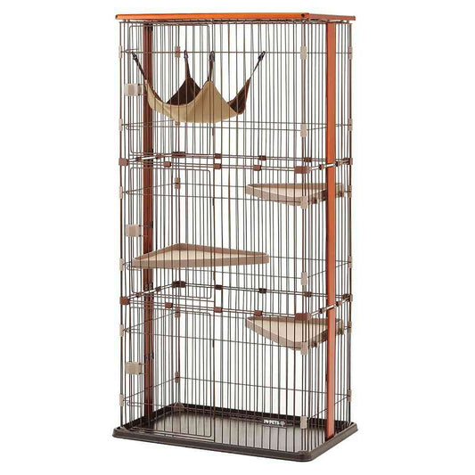 Wooden One Circle Cat 3-Tier Type