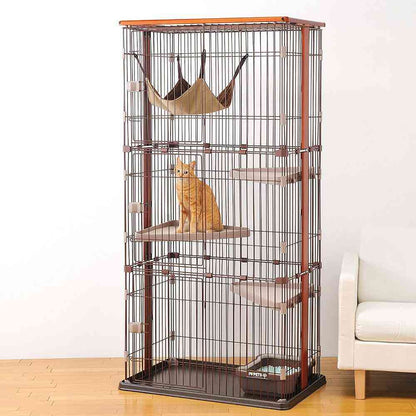 Wooden One Circle Cat 3-Tier Type