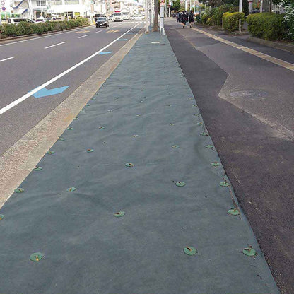 High-Density Non-Woven Weed Control Fabric No Green 1X20M