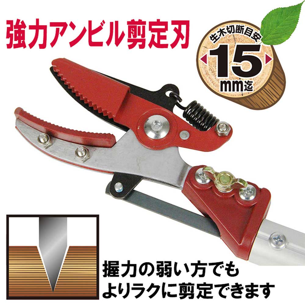 Three-Stage Extendable Pruning Shears 1500 SGLP-12