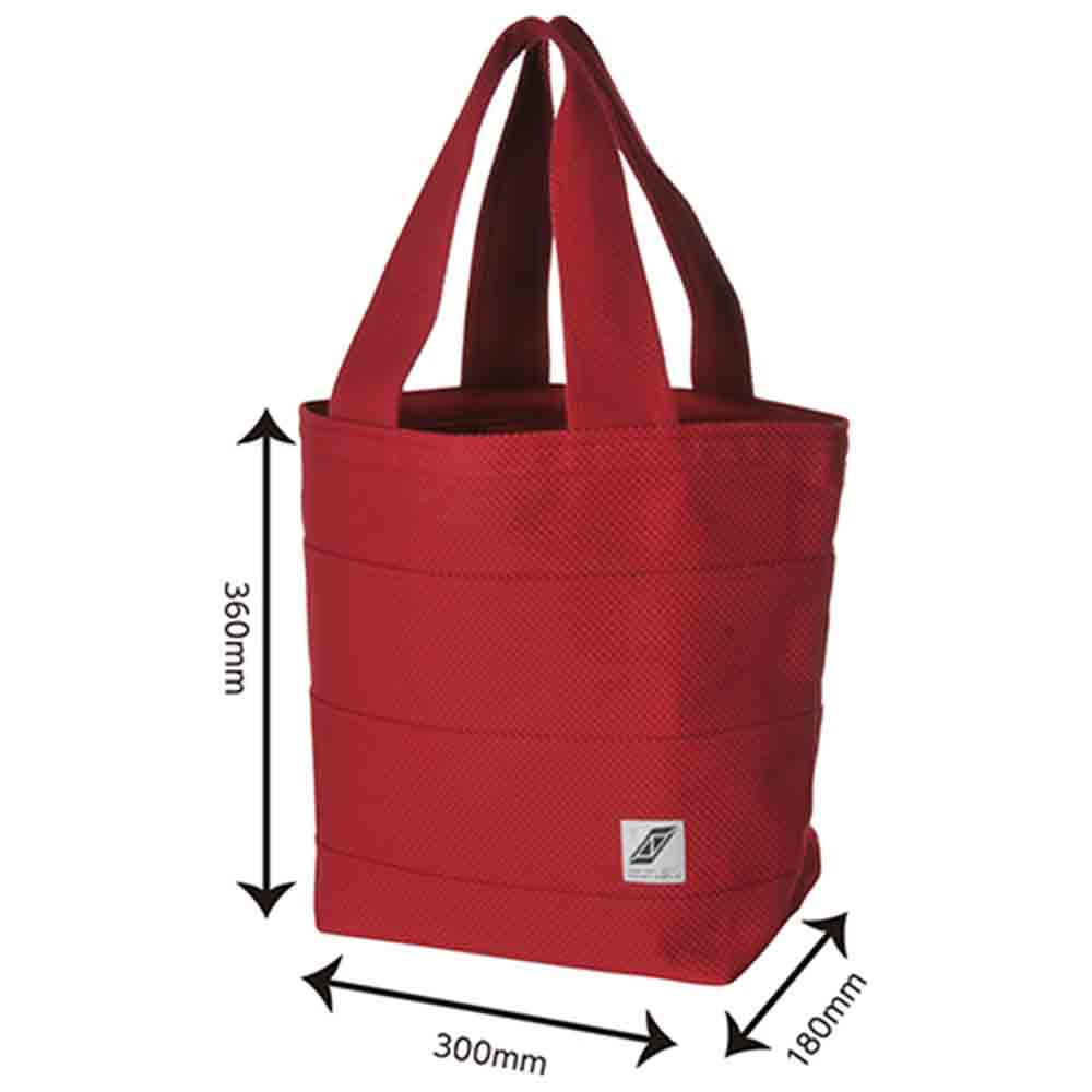 Sashiko Tote Bag Red SOTA-012-04