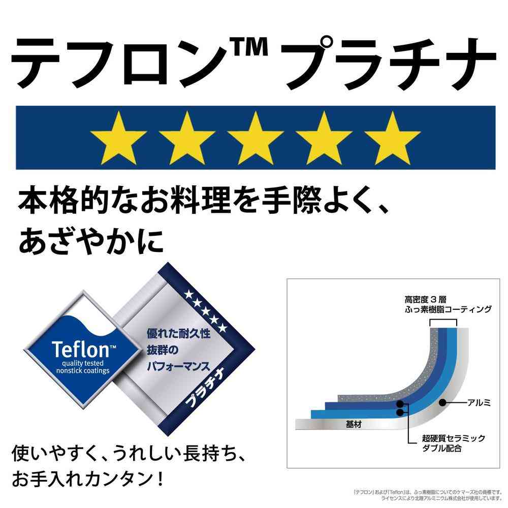 Hokuriku Aluminum Plateread EM Frying Pan 26cm (1 piece)