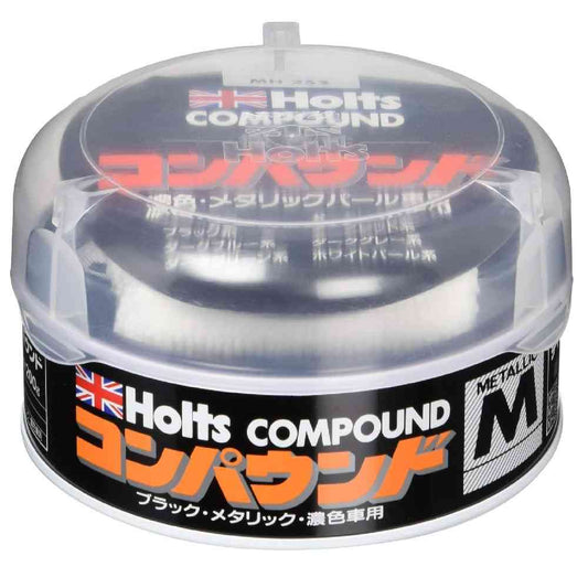 Musashi Holts Tin Compound Black Metallic for Dark Cars MH252 200g