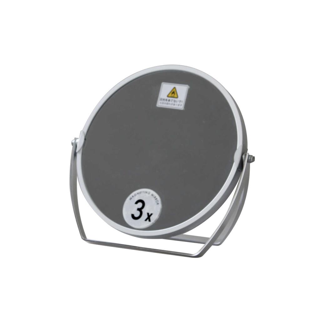 Yamamura Round Stand Mirror with 3x Magnification