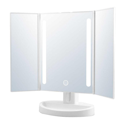 Yamamura LED Light Three-Sided Makeup Mirror
