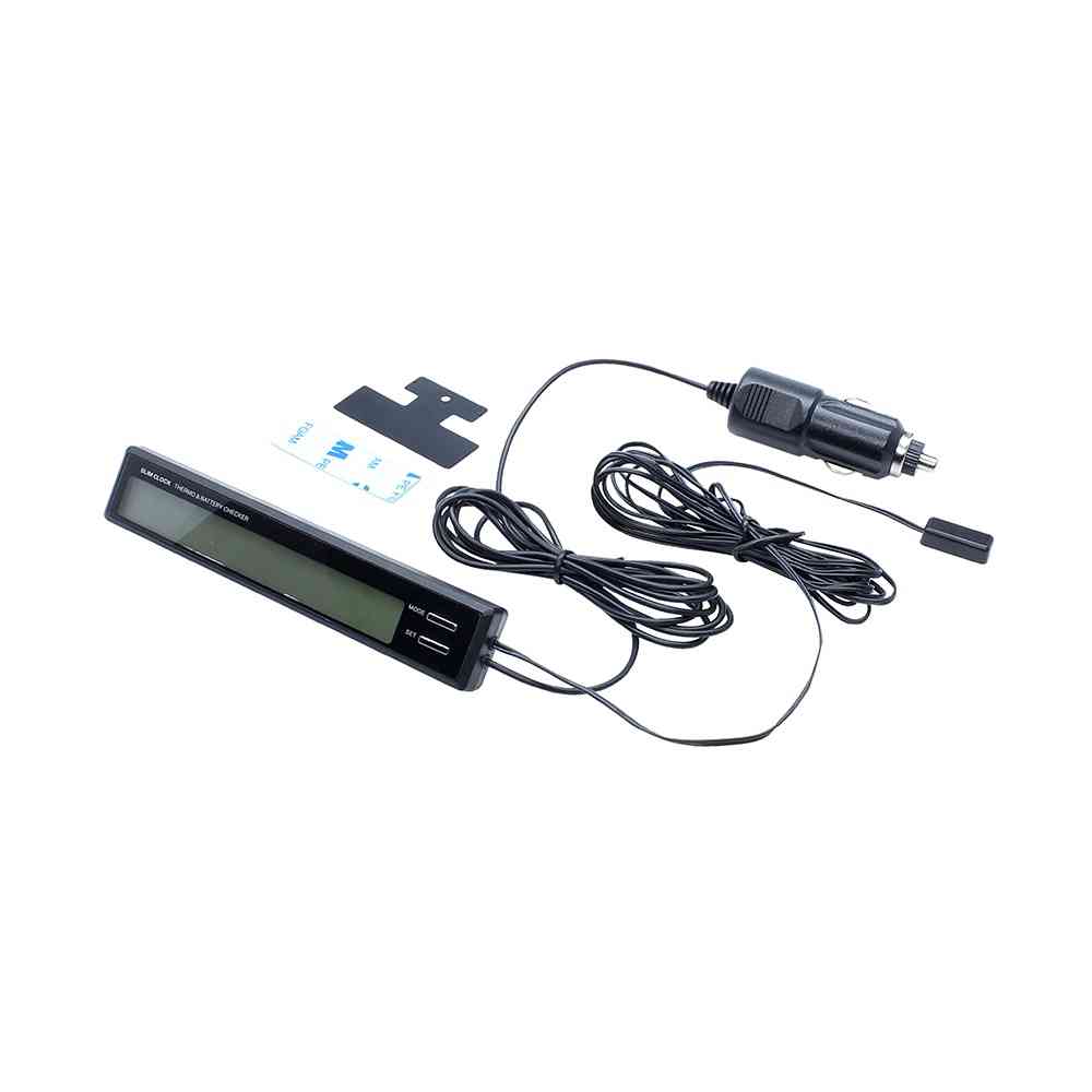 Tsuchiya Yack Slim Clock & Thermo + Battery Checker ZE80