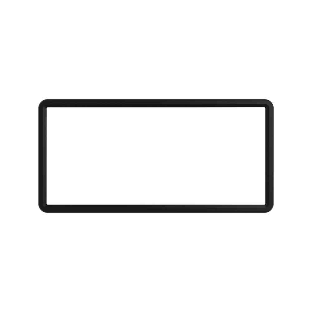 Tsuchiya Yack Silicone Number Frame Black PF347