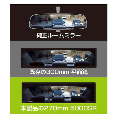 Tsukiya Yack HYBRID5000SR Chrome Mirror 270×70 DC45