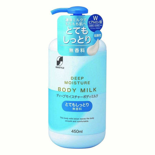 SUNSTYLE Deep Moisture Body Milk Unscented 450ml