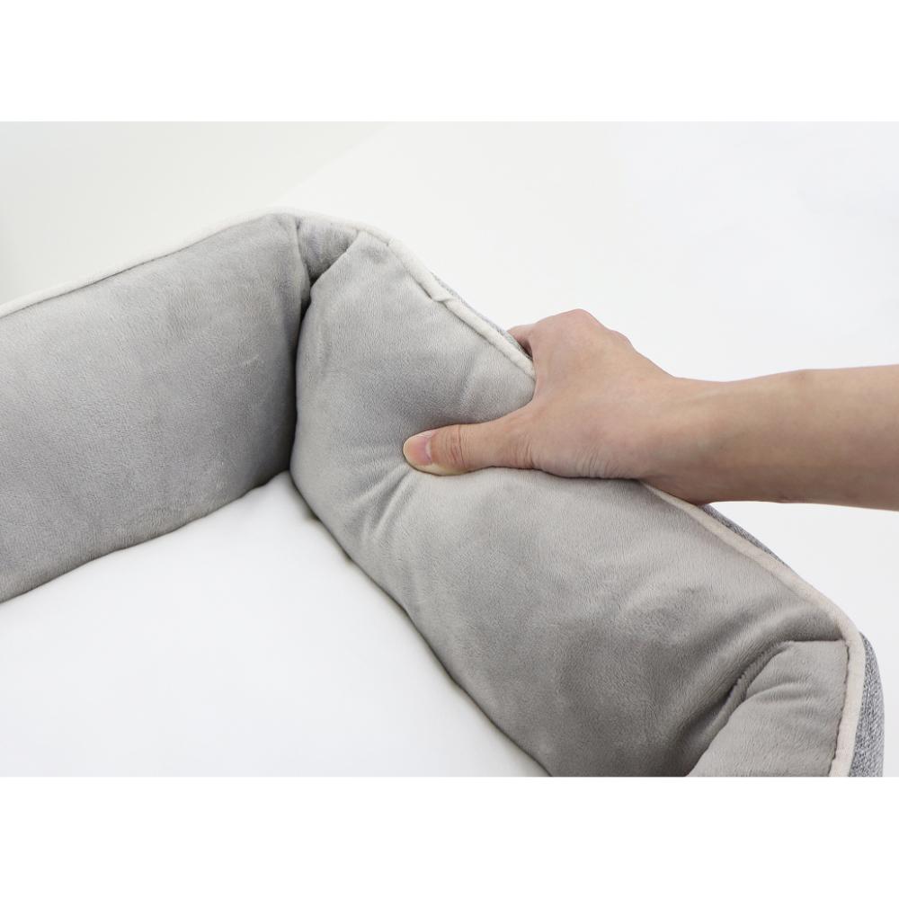Homey All-Season Square Bed S Gray