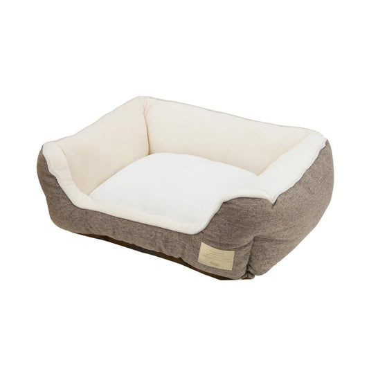 Homey All-Season Square Bed M Brown