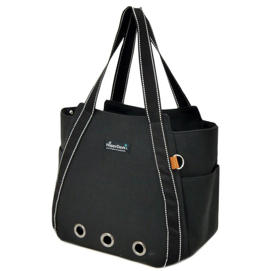 HappyDays Sustainable Pet Tote Bag Black