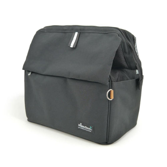 HappyDays Sustainable Pet Backpack Carrier Black