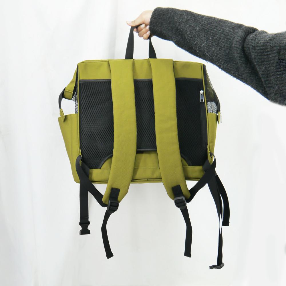 HappyDays Sustainable Pet Backpack Carrier Black