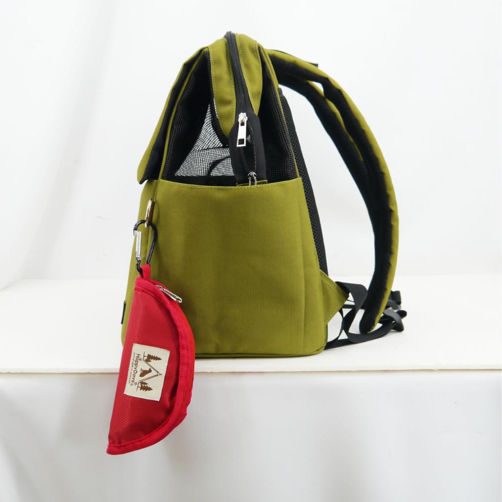 HappyDays Sustainable Pet Backpack Carrier Black
