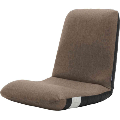 Japanese-made Waist Comfort Floor Chair Waraku Chair M Task Brown