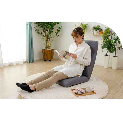 Made in Japan Low Resilience Reclining Floor Chair - Dalian Brown