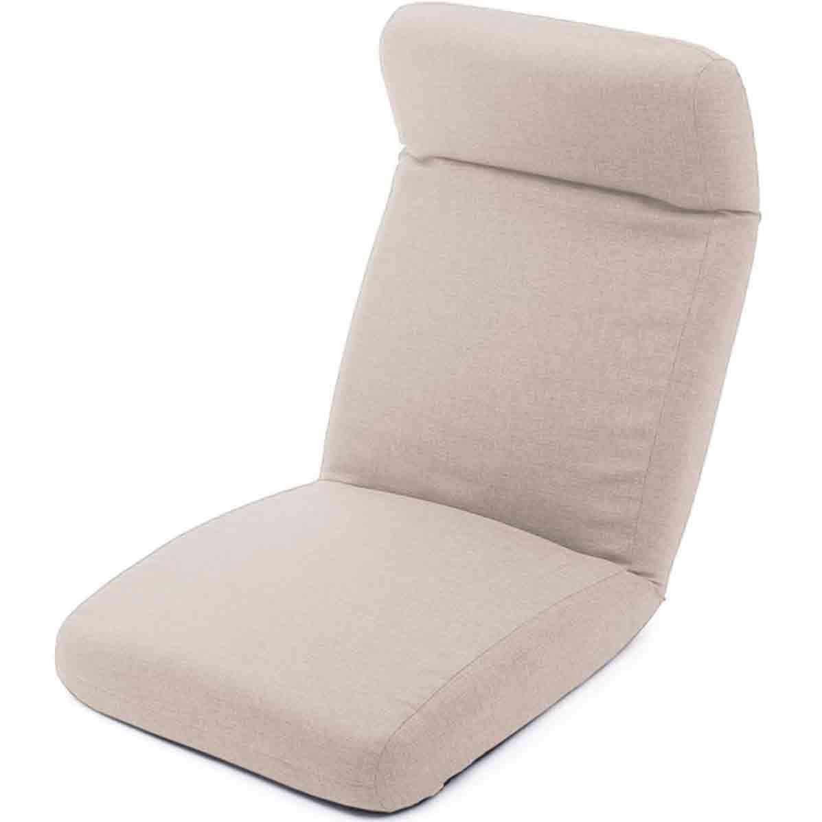 Made in Japan Low Resilience Reclining Floor Chair - Dalian Beige