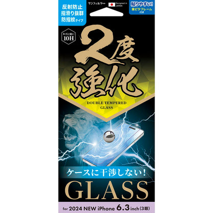 Sankcrest iPhone 16 Pro Double Reinforced Glass Smooth Anti-Fingerprint i38RGLAGW