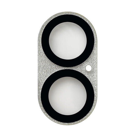Sankcrest iPhone 16/16Plus Lens Guard Glitter Silver i38FCBC03