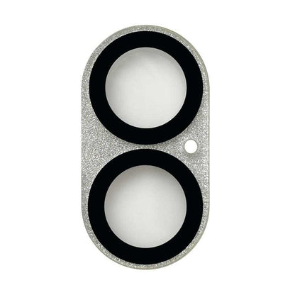 Sankcrest iPhone 16/16Plus Lens Guard Glitter Silver i38FCBC03