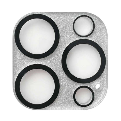 Sankcrest iPhone 16 Pro/16 ProMax Lens Guard Glitter Silver i38RPBC03