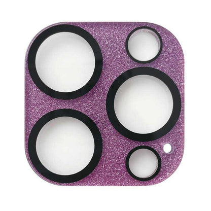 Sankcrest iPhone 16 Pro/16 ProMax Lens Guard Glitter Purple i38RPBC04
