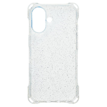 Sankrest iPhone 16 4-Hole Case Clear Glitter i38FiJS02