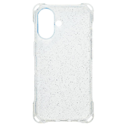 Sankrest iPhone 16 4-Hole Case Clear Glitter i38FiJS02