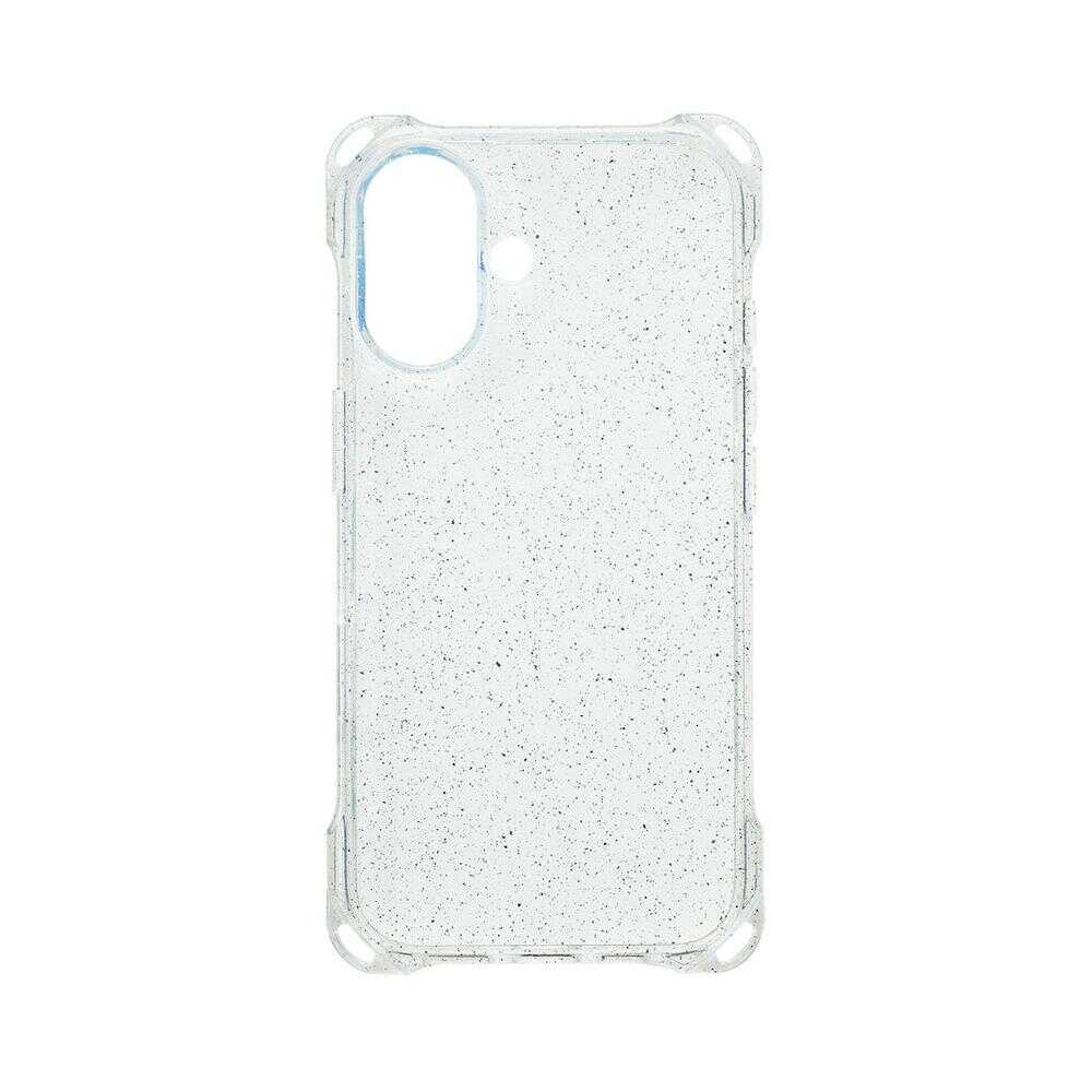 Sankrest iPhone 16 4-Hole Case Clear Glitter i38FiJS02