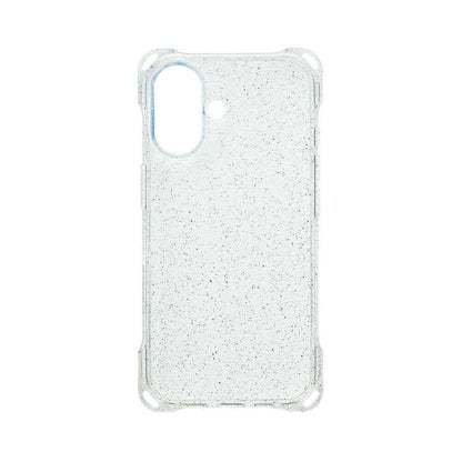 Sankrest iPhone 16 4-Hole Case Clear Glitter i38FiJS02