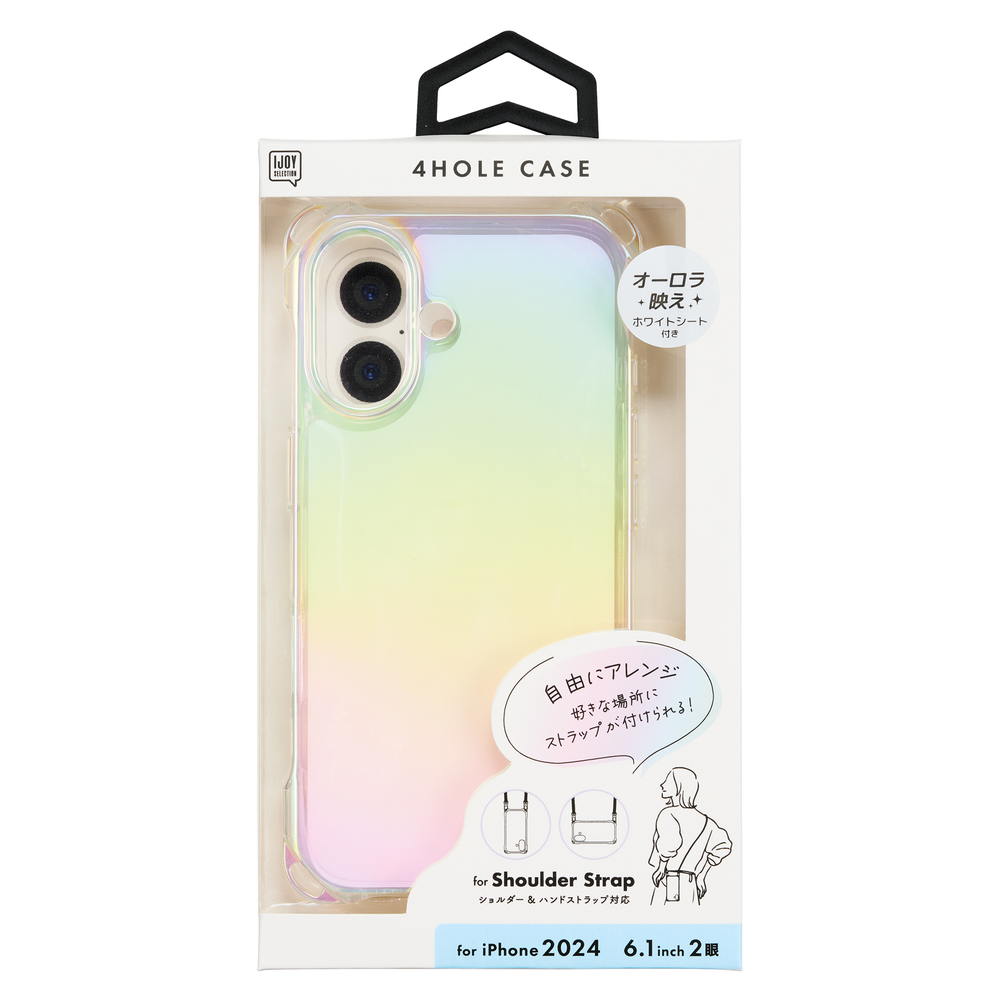 Sankrest iPhone 16 4-Hole Case Aurora i38FiJS03