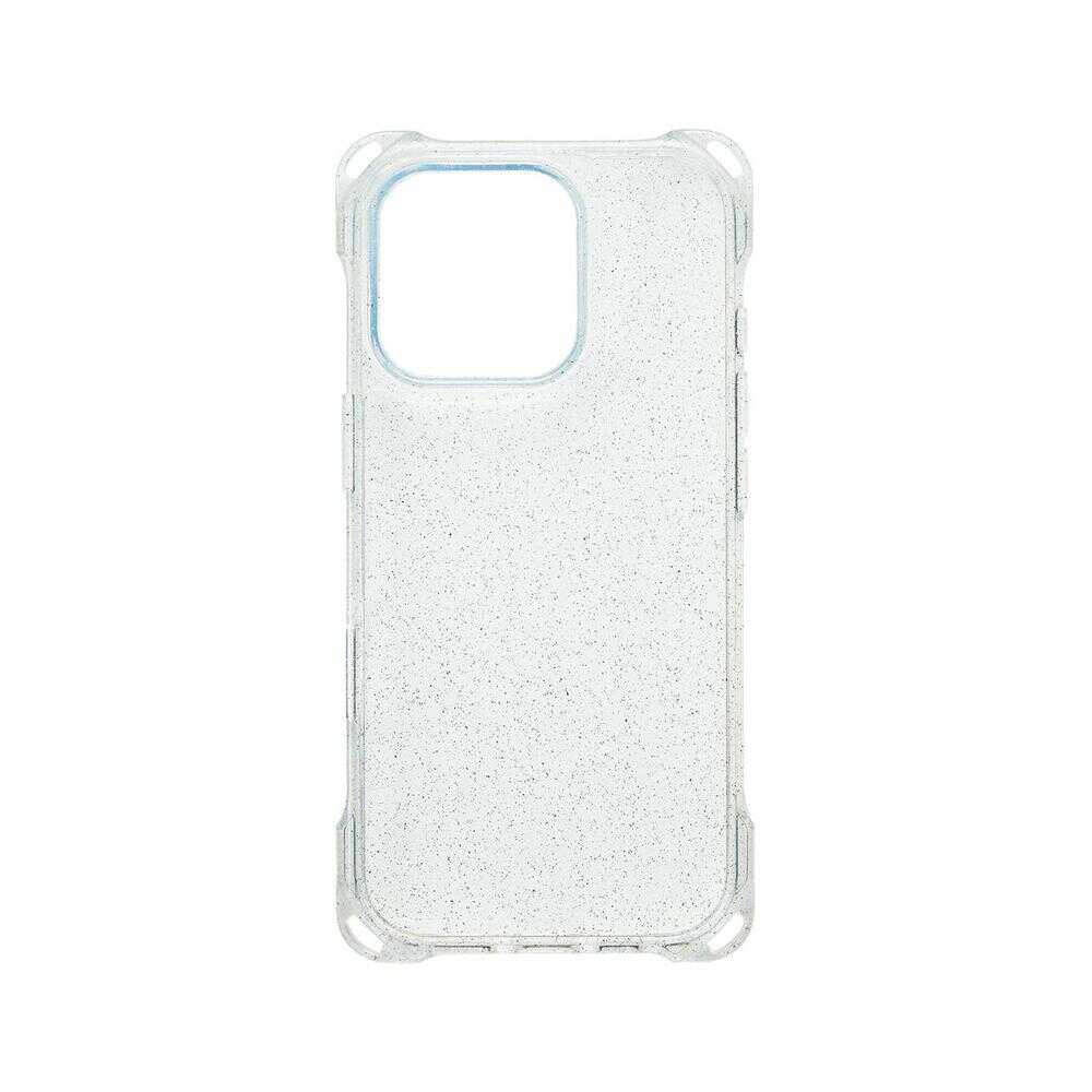 Sankcrest iPhone 16 Pro 4-Hole Case Clear Glitter i38RiJS02