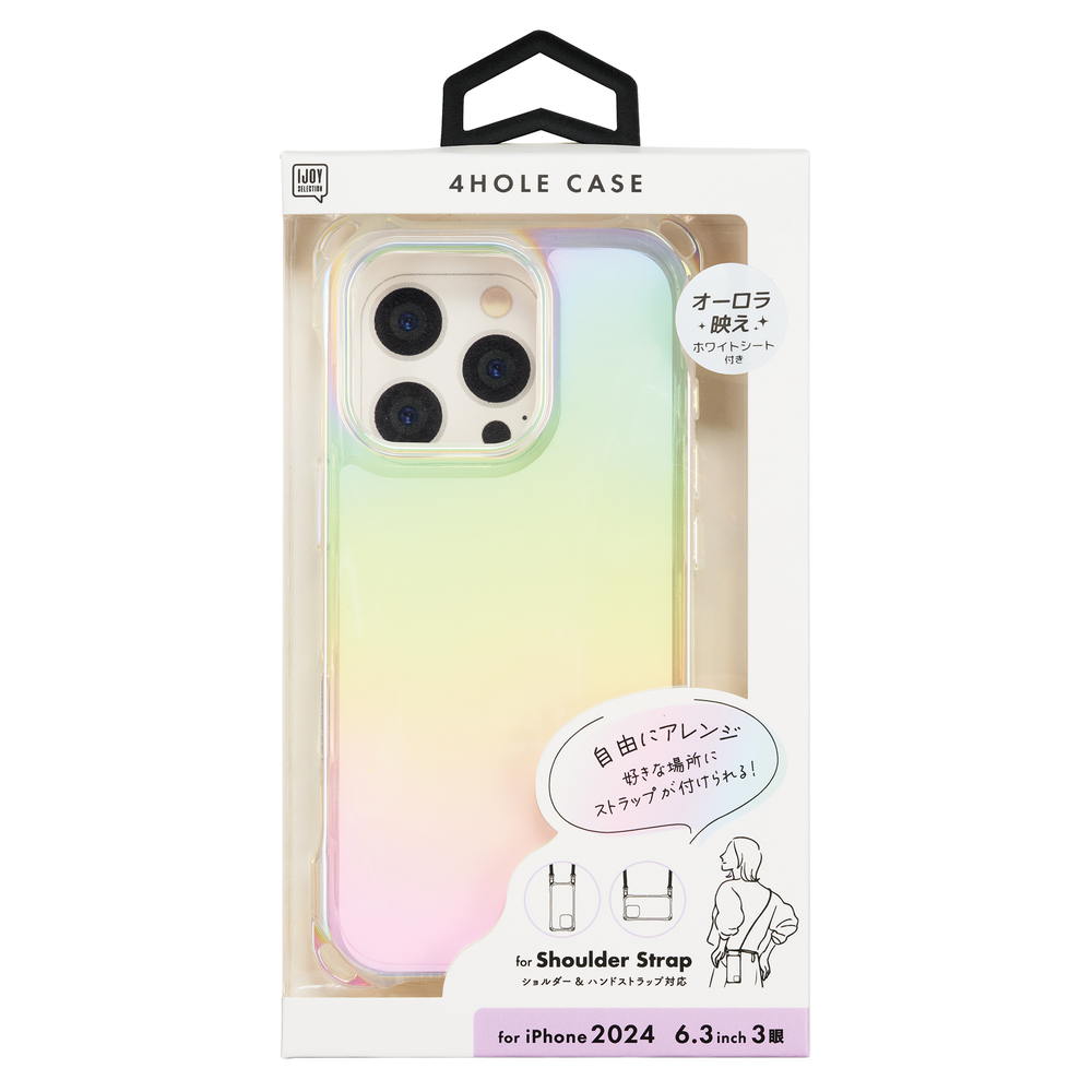 Sankrest iPhone 16 Pro 4-Hole Case Aurora i38RiJS03