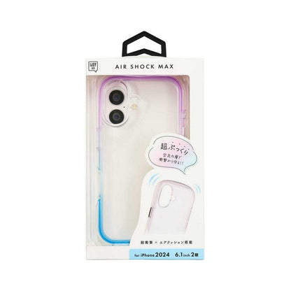 Sankcrest iPhone 16 AIR SHOCK MAX Case Purple x Blue i38FiJA03